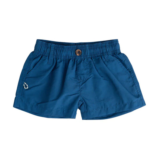 Prodoh | Boys' Outrigger Performance Shorts in Classic Navy Peony