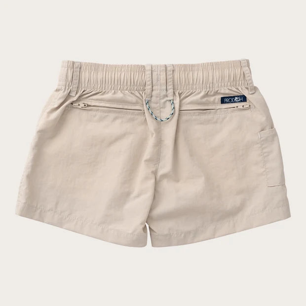 Prodoh | Boys' Outrigger Performance Short in Feather Gray