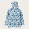 Prodoh | Boys' Pro Performance Hoodie in Coastal Blues Camo with Rainbow Trout Art