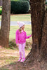 Prodoh | Girls' Knit Pom Pom Beanie in Pink Lady