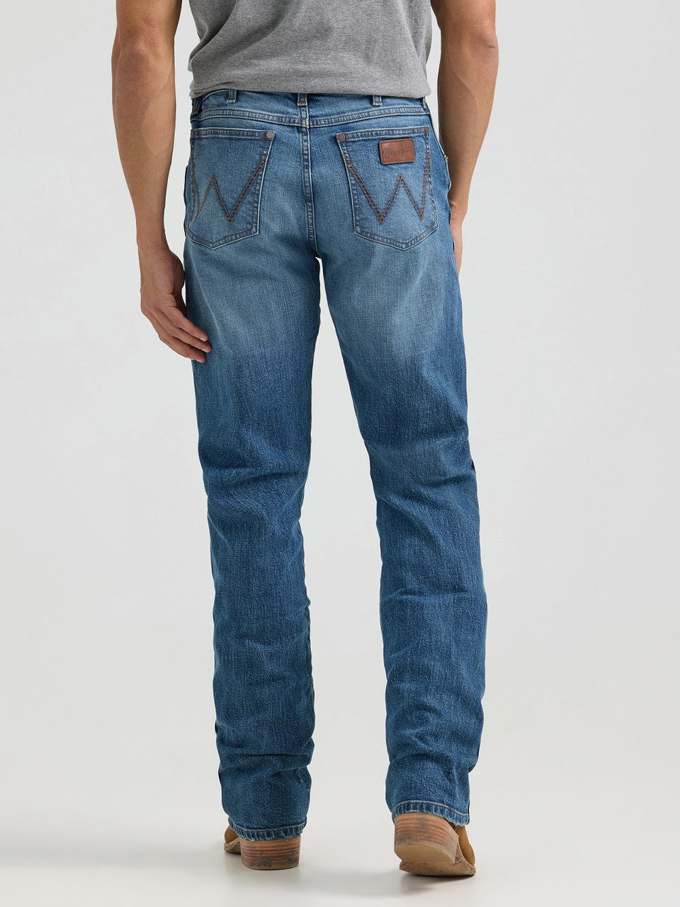 Wrangler | Men's Wrangler Retro® Slim Fit Boot Cut Jeans in Harris