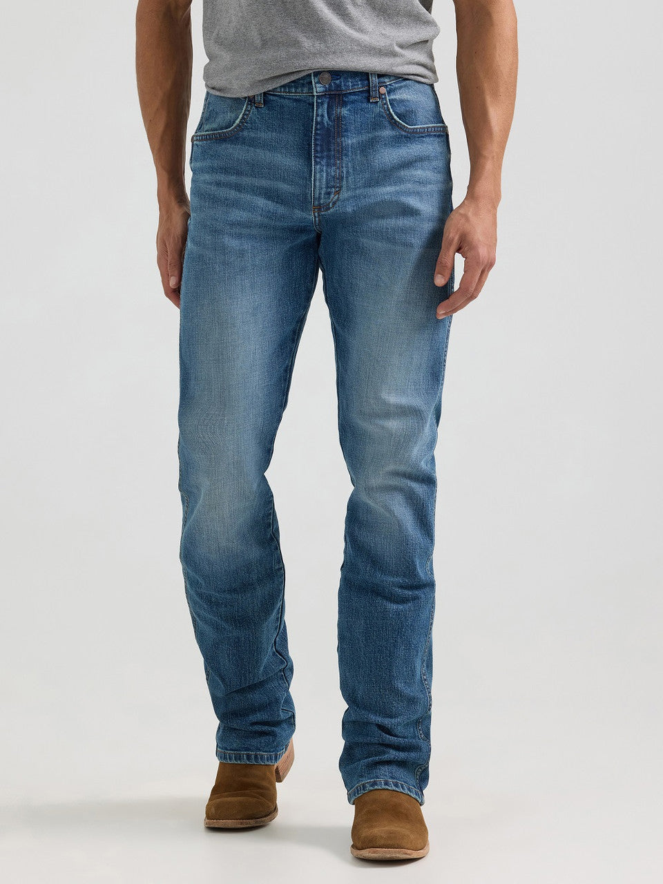 Wrangler | Men's Wrangler Retro® Slim Fit Boot Cut Jeans in Harris