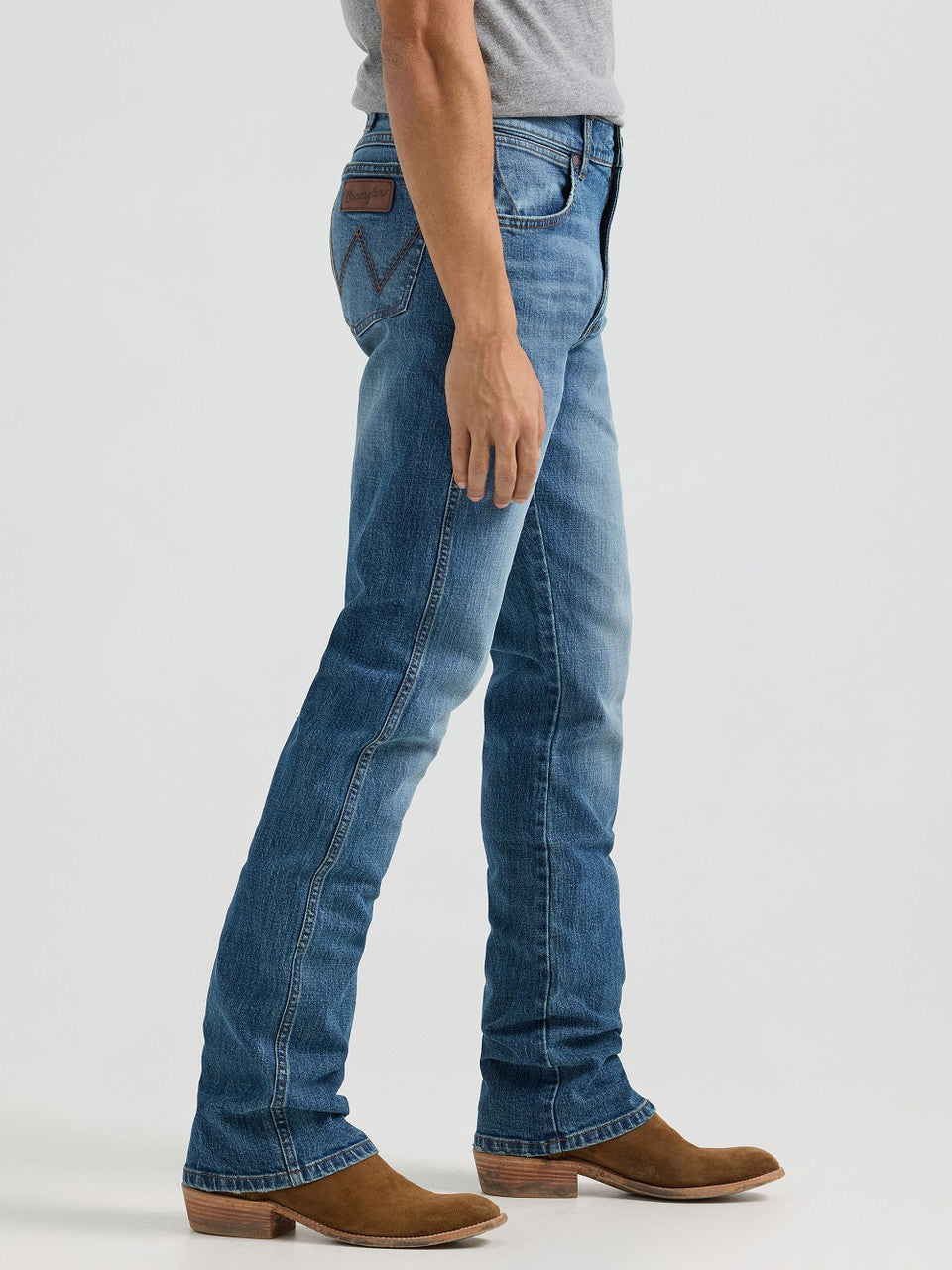 Wrangler | Men's Wrangler Retro® Slim Fit Boot Cut Jeans in Harris