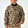 Burlebo Sherpa - Quarter Zip in Rocky Mountain Camo