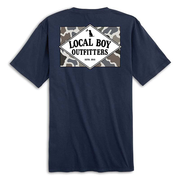 Local Boy | Youth Founder's Flag Localflage T-Shirt in Blue
