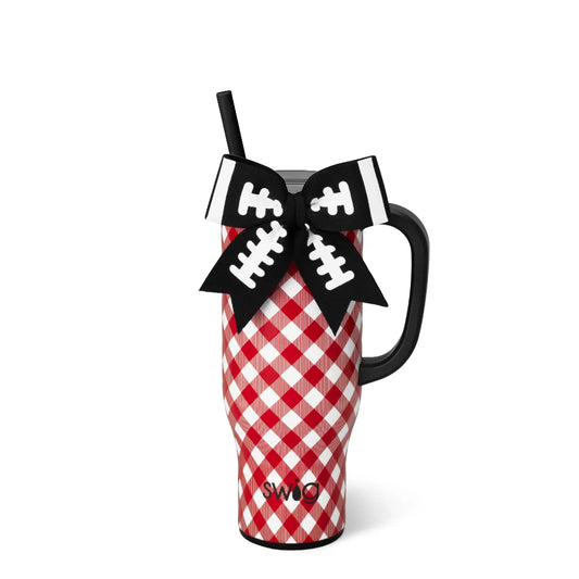 Swig | Gameday Gingham Red & Black Mega Mug 30oz