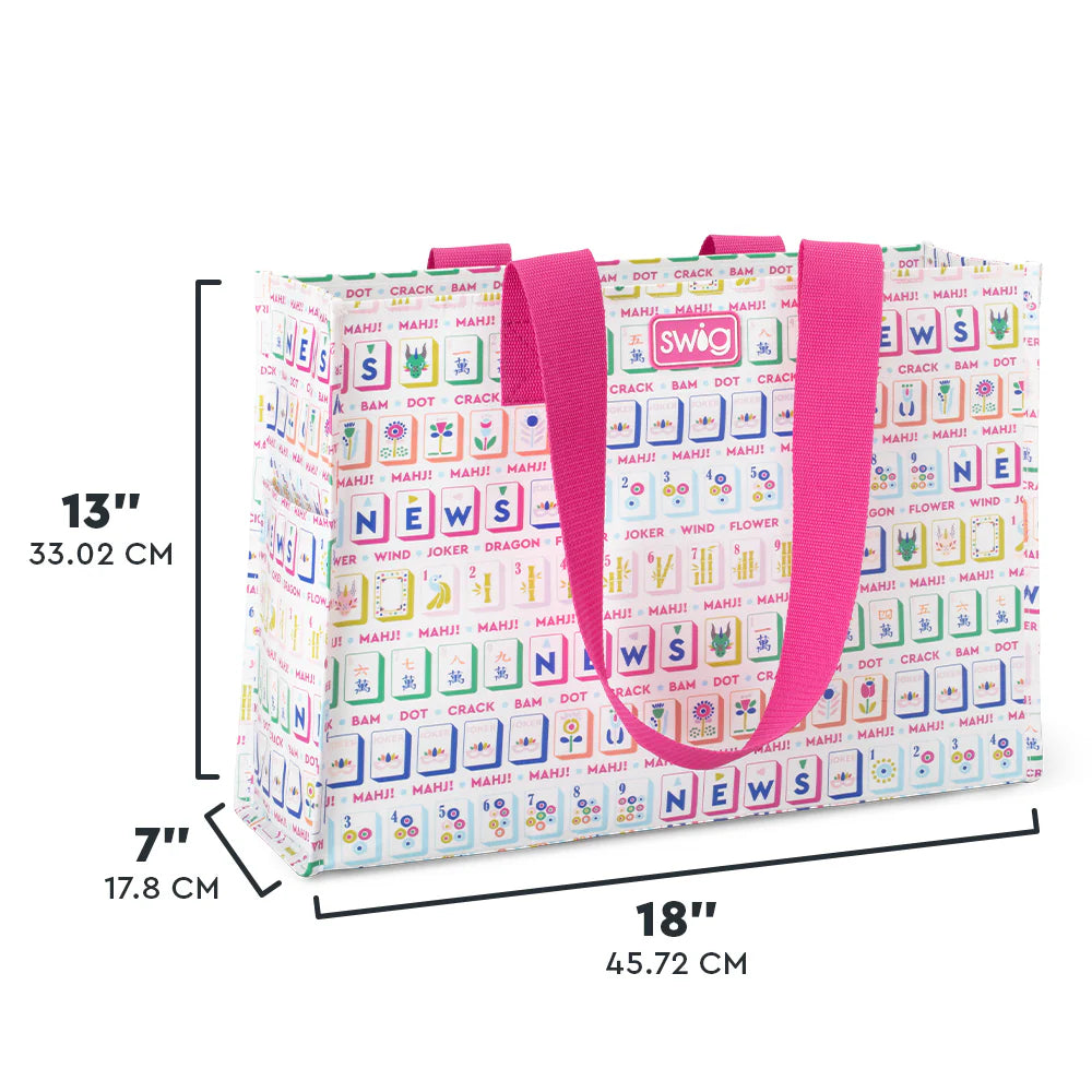 Mahjong Large Reusable Gift Bag