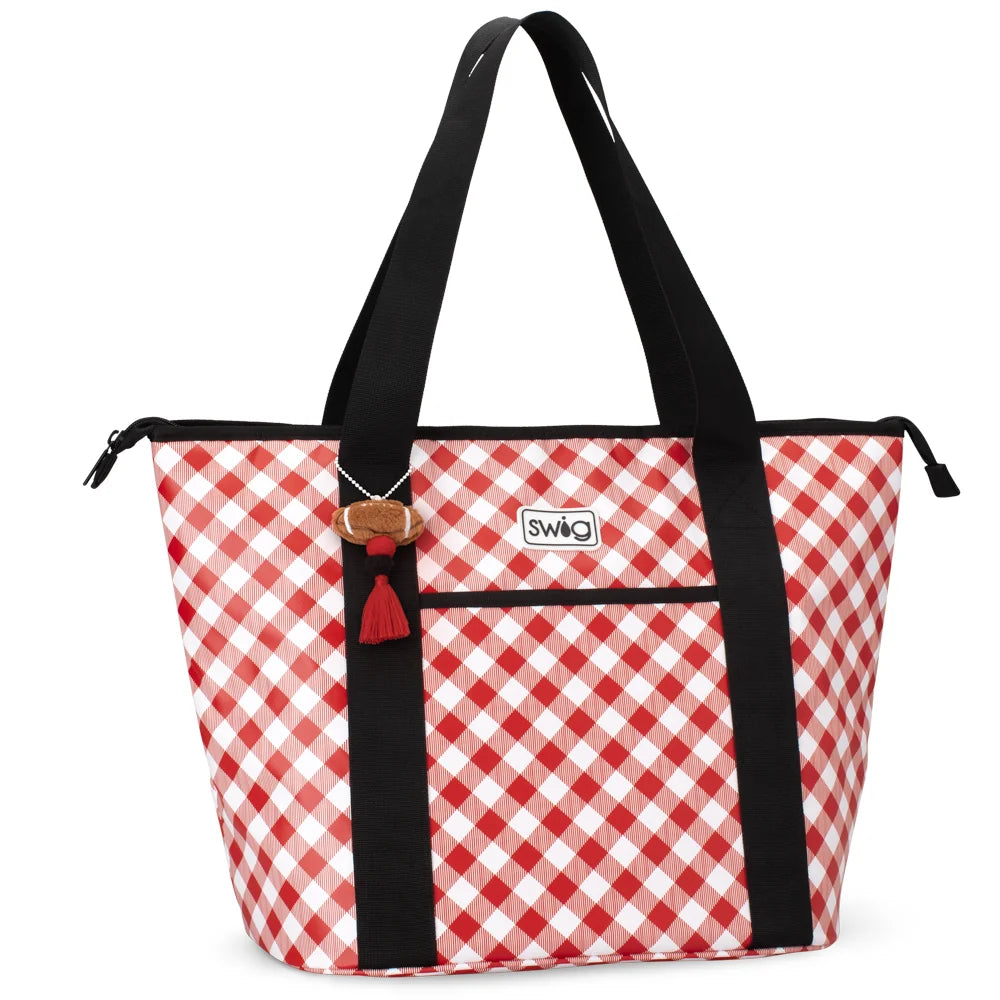 Swig | Zippi 36 Cooler in Gameday Gingham Red & Black