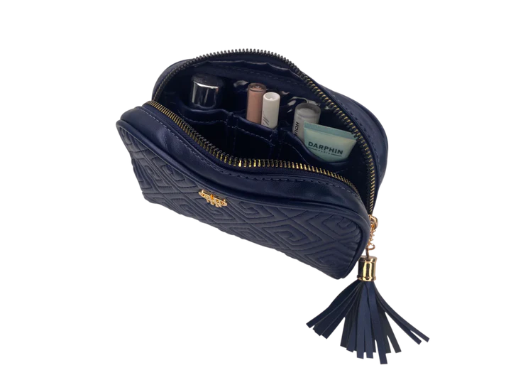 PurseN Small Makeup Bag - Greek Navy