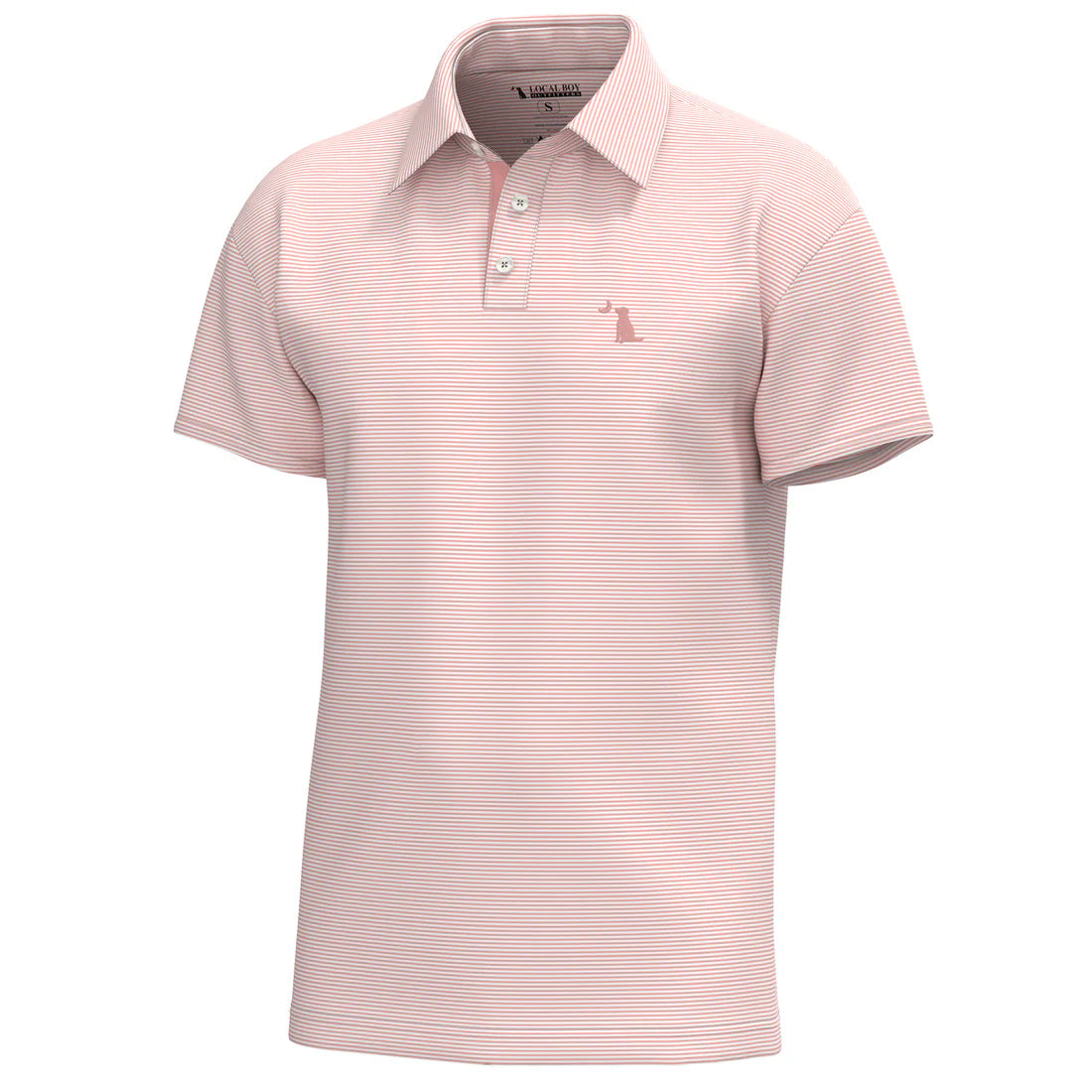 Local Boy | Youth Palms Polo in Sorbet/White