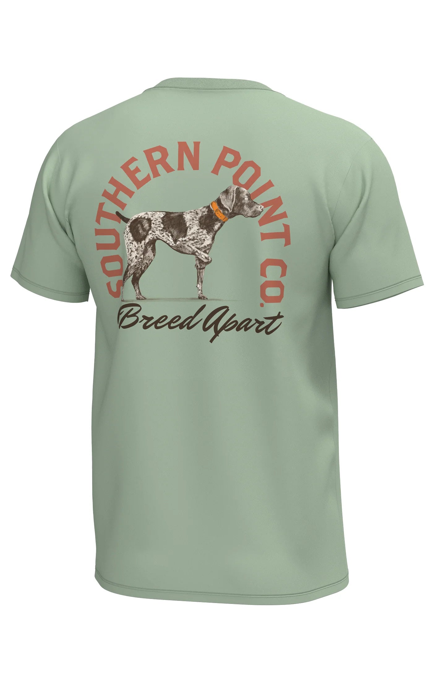 Southern Point | Youth Logo Arch T-Shirt in Smoke Green