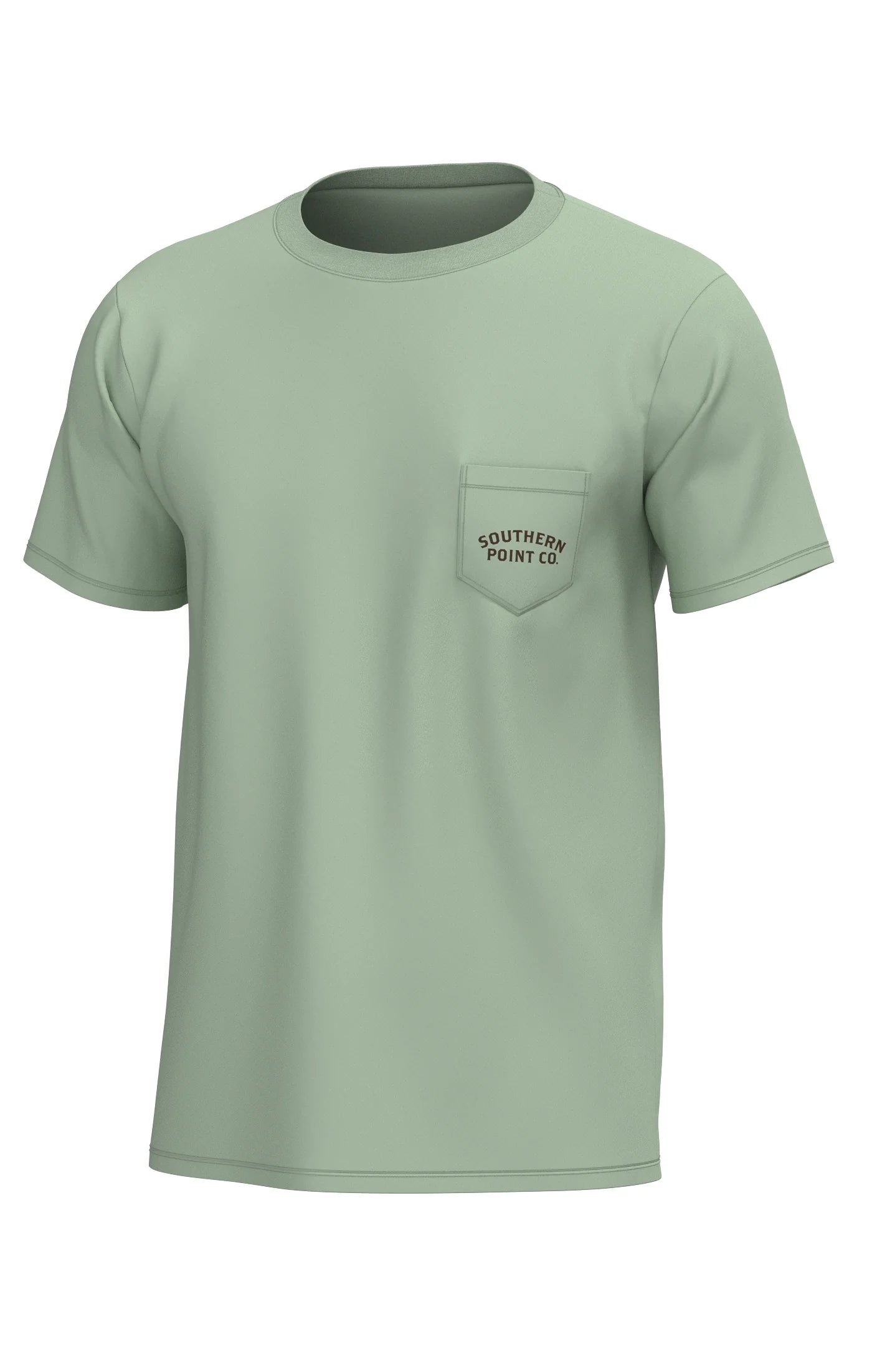 Southern Point | Youth Logo Arch T-Shirt in Smoke Green