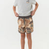 Burlebo | Boys Swim Trunk in Jumbo Pintail Camo