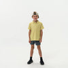 Burlebo | Youth Everyday Shorts in River Rock Grey with Classic Deer Camo Pocket
