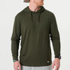 Burlebo Performance Hoodie in Mallard Green