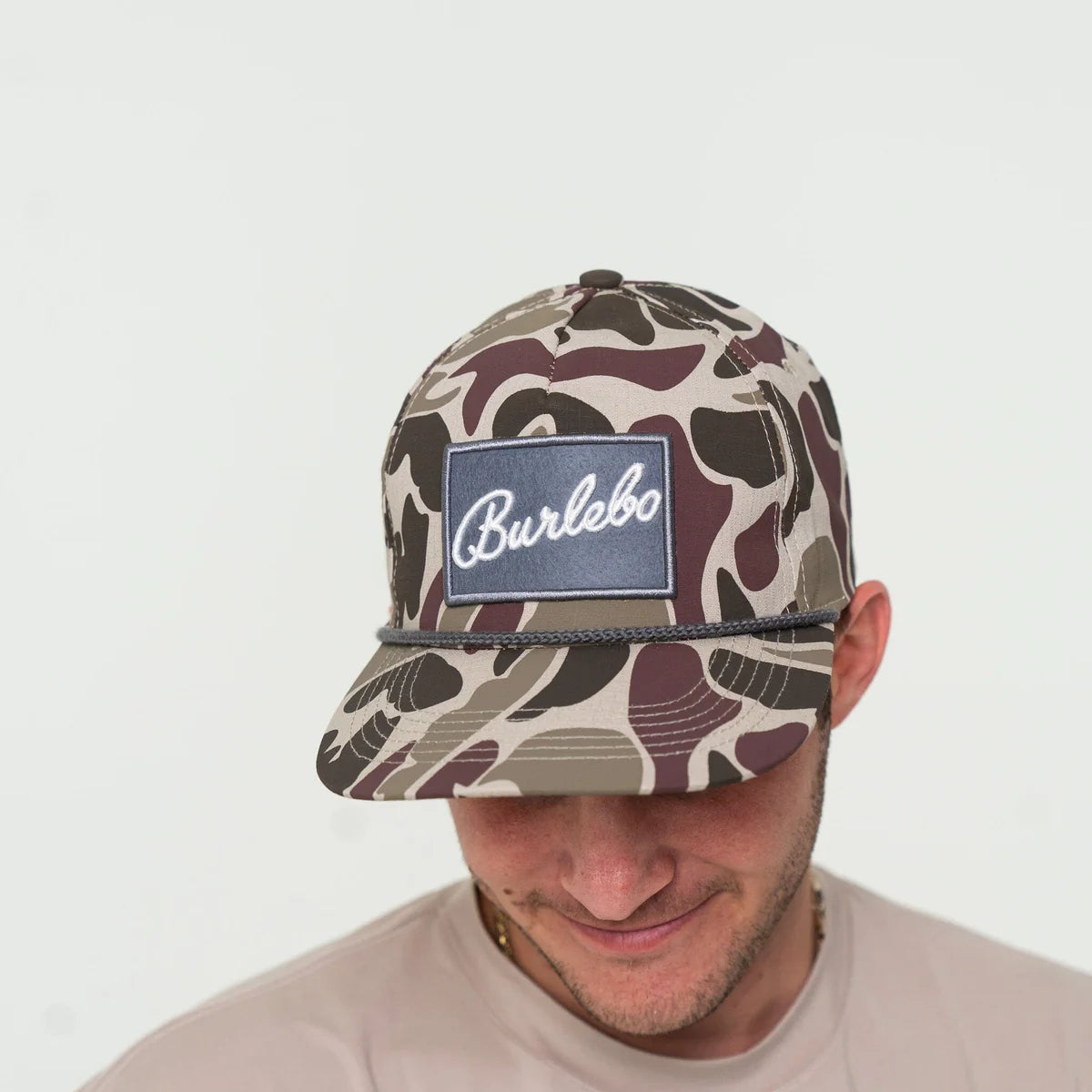 Burlebo Hat - Grey Patch in Camo