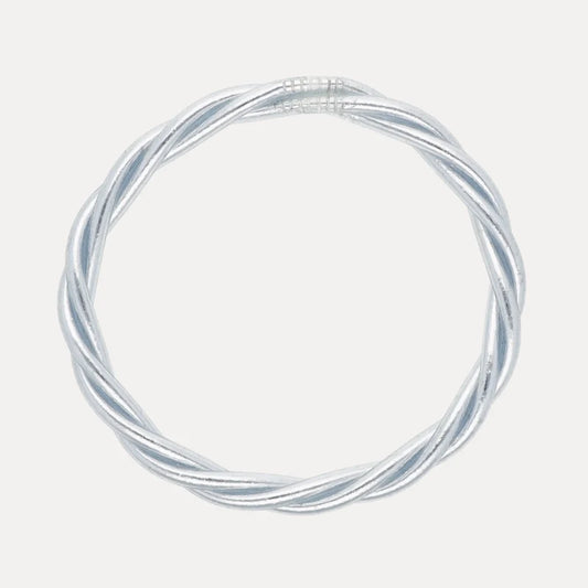 BuDhaGirl | Silver Twist All Weather Bangle