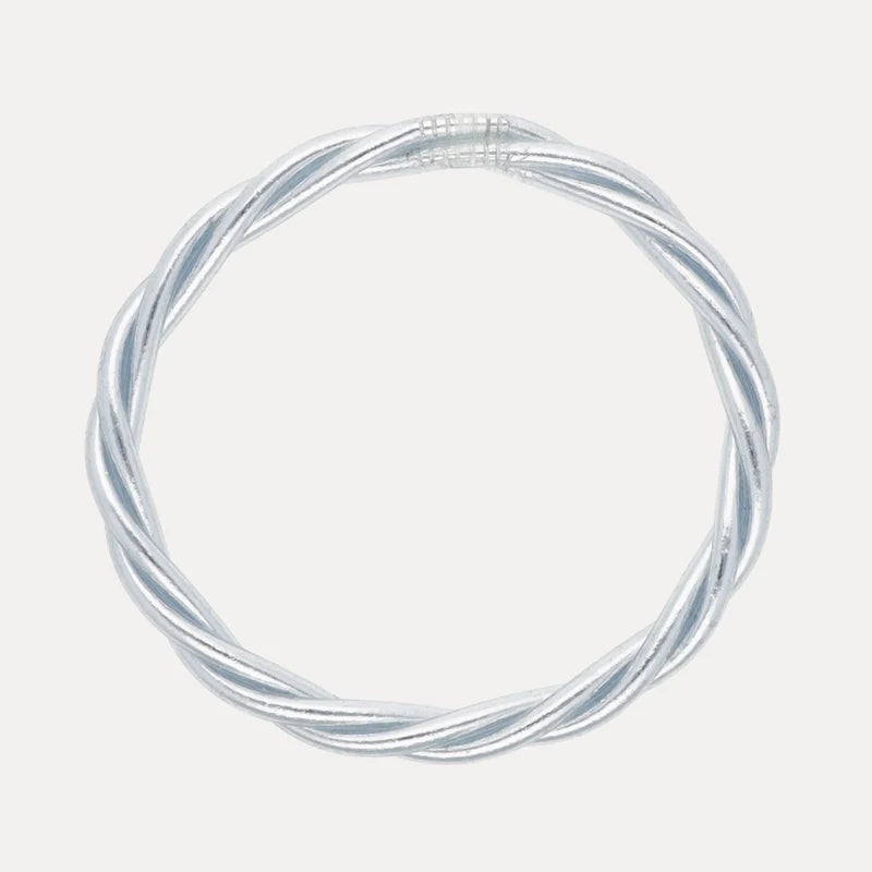 BuDhaGirl | Silver Twist All Weather Bangle