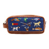 Smathers & Branson | Southern Sportsman Pattern Toiletry Bag in Classic Navy