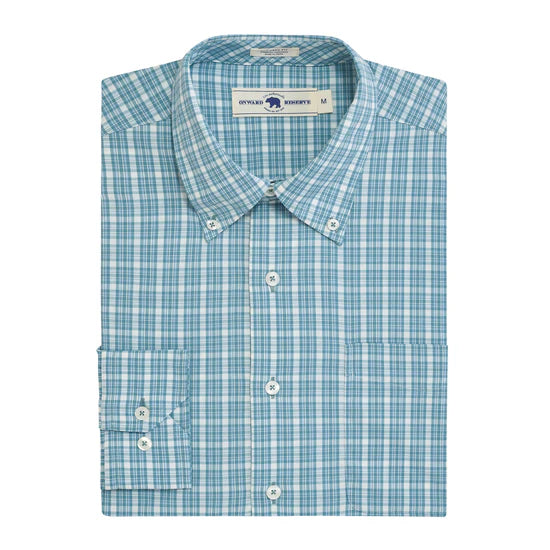Onward Reserve | Ruskin Tailored Fit Performance Shirt in Surf