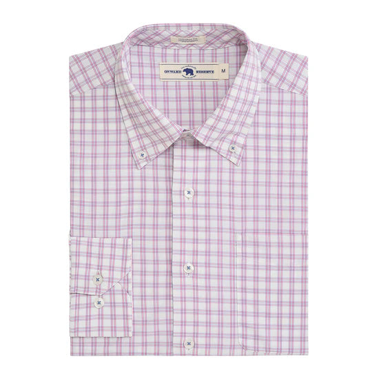 Onward Reserve | Smolian Tailored Fit Performance Shirt in Orchid