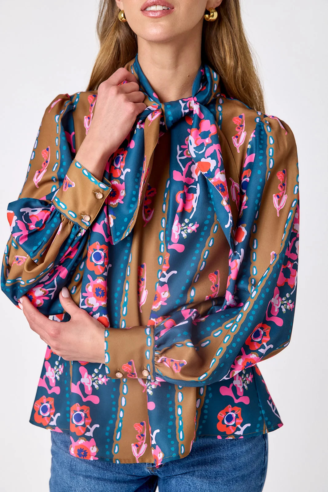 Crosby | Estelle Blouse in Tapestry