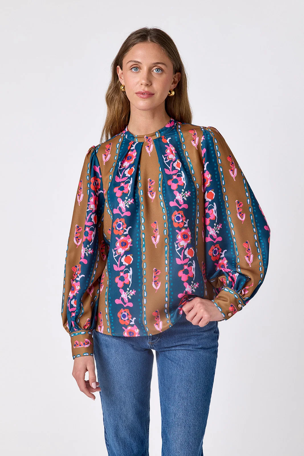 Crosby | Estelle Blouse in Tapestry