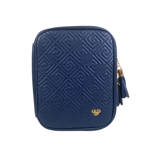 PurseN Trinity Jewelry Case - Greek Navy