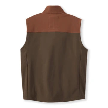 TSG | Speyside Softshell Vest in Cognac/Rustic Olive