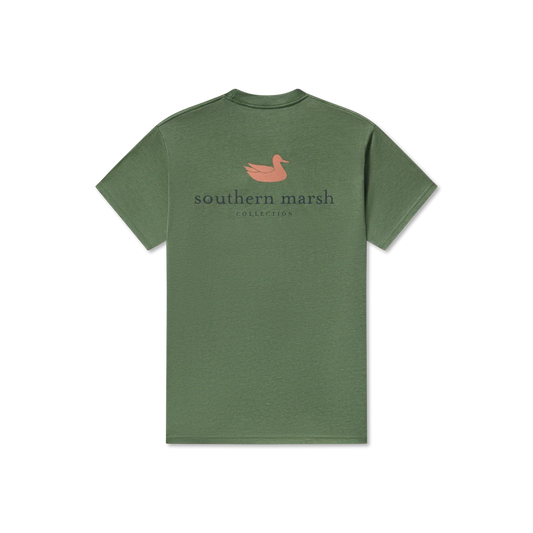 Southern Marsh | Authentic T-Shirt in Dark Fern