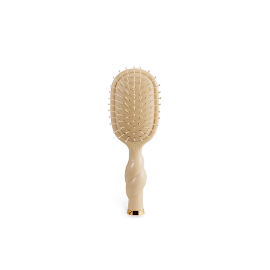 Teleties | Mini Detangler Hair Brush for Medium Hair in Tan