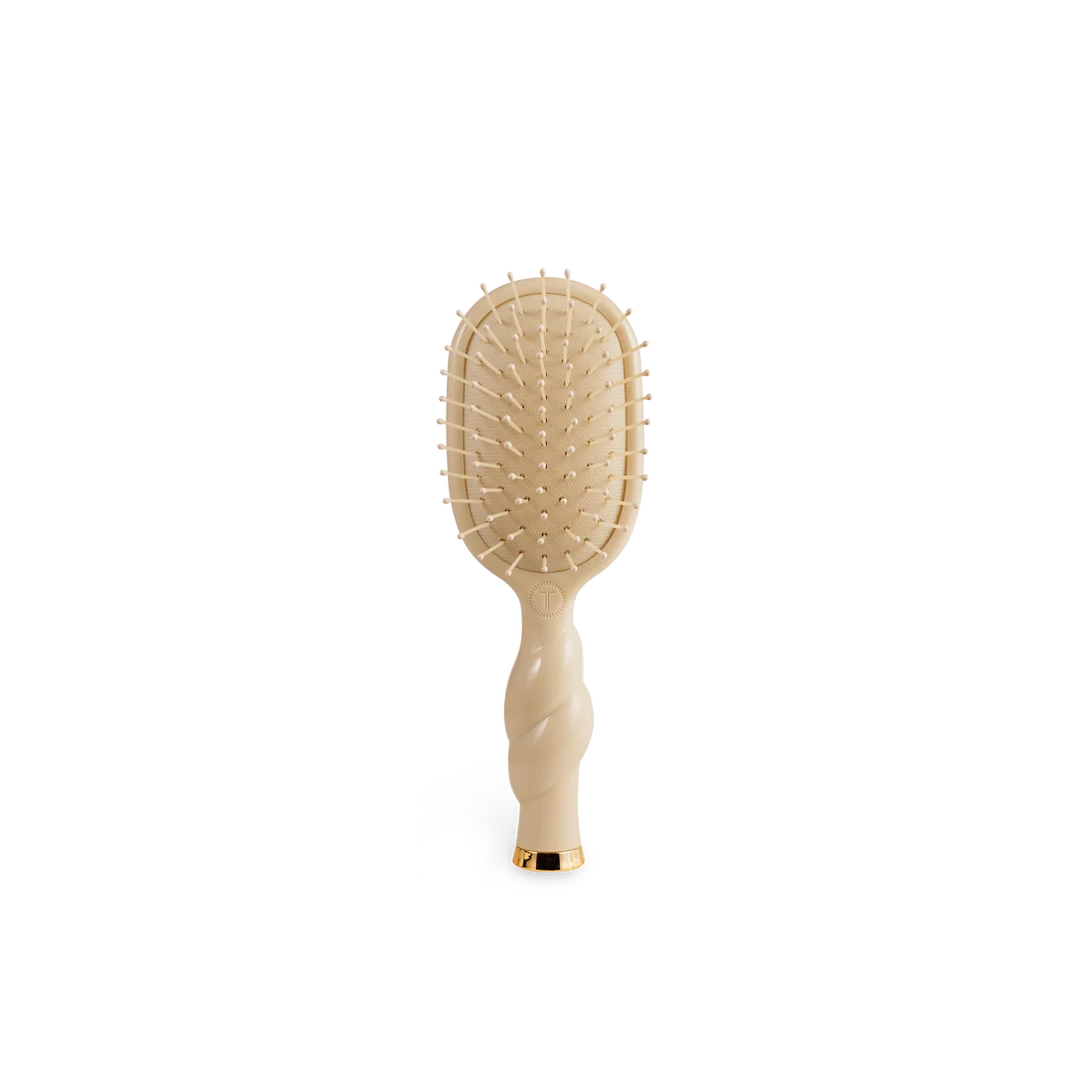 Teleties | Mini Detangler Hair Brush for Medium Hair in Tan