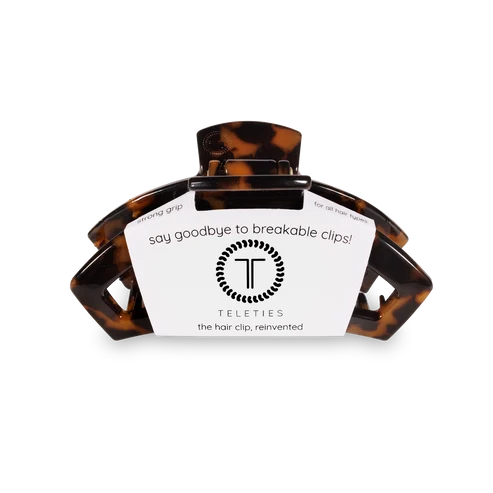 Teleties | Open Tortoise Small Hair Clip