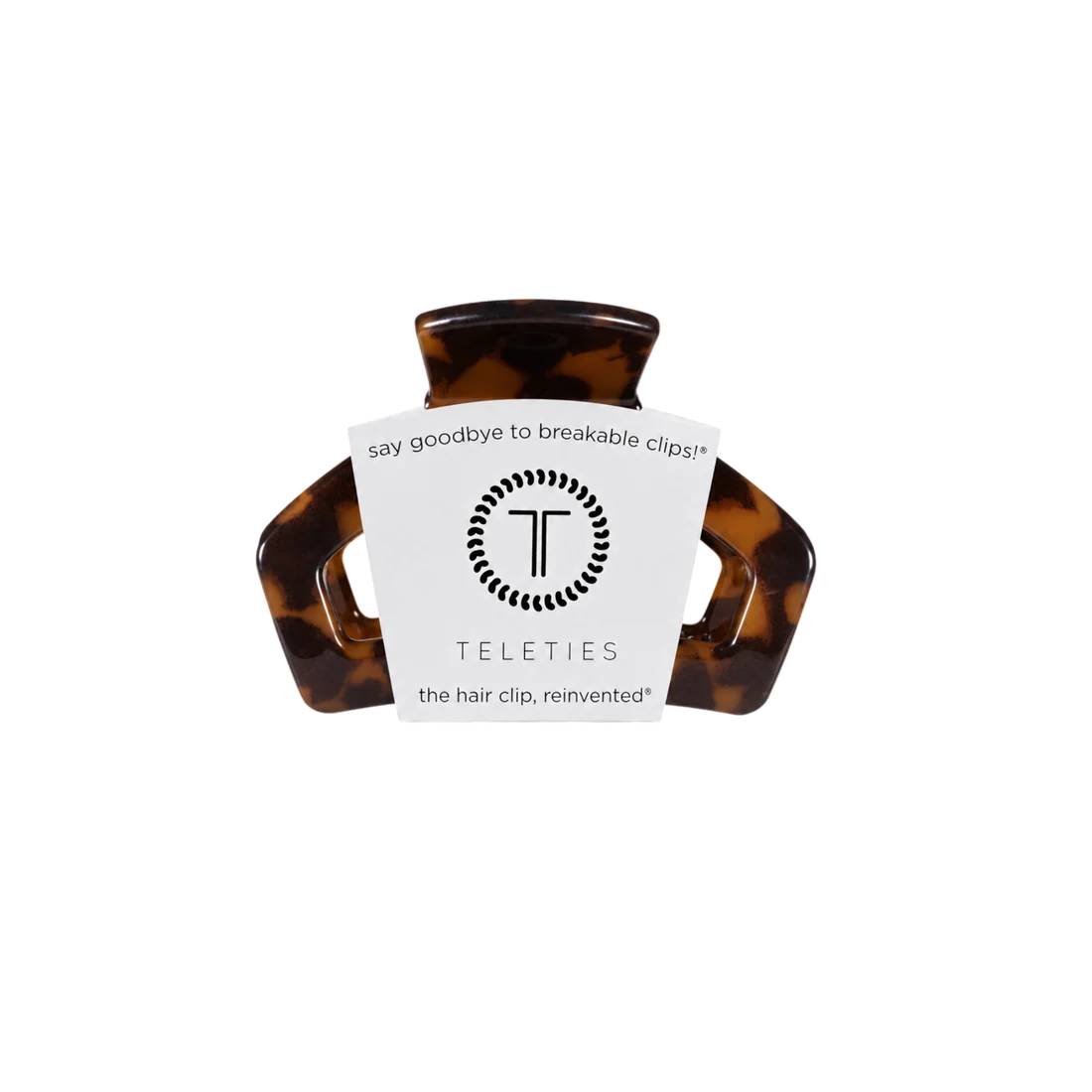 Teleties | Open Tortoise Petite Hair Clip