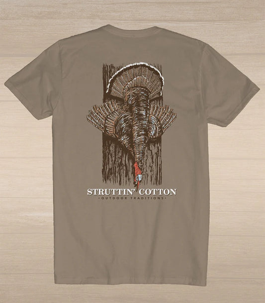 Struttin Cotton | Turkey Mount T-Shirt in Driftwood