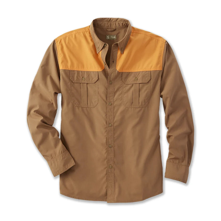 TSG | Airetex™ Rise Field Shirt in Whiskey/Field Orange