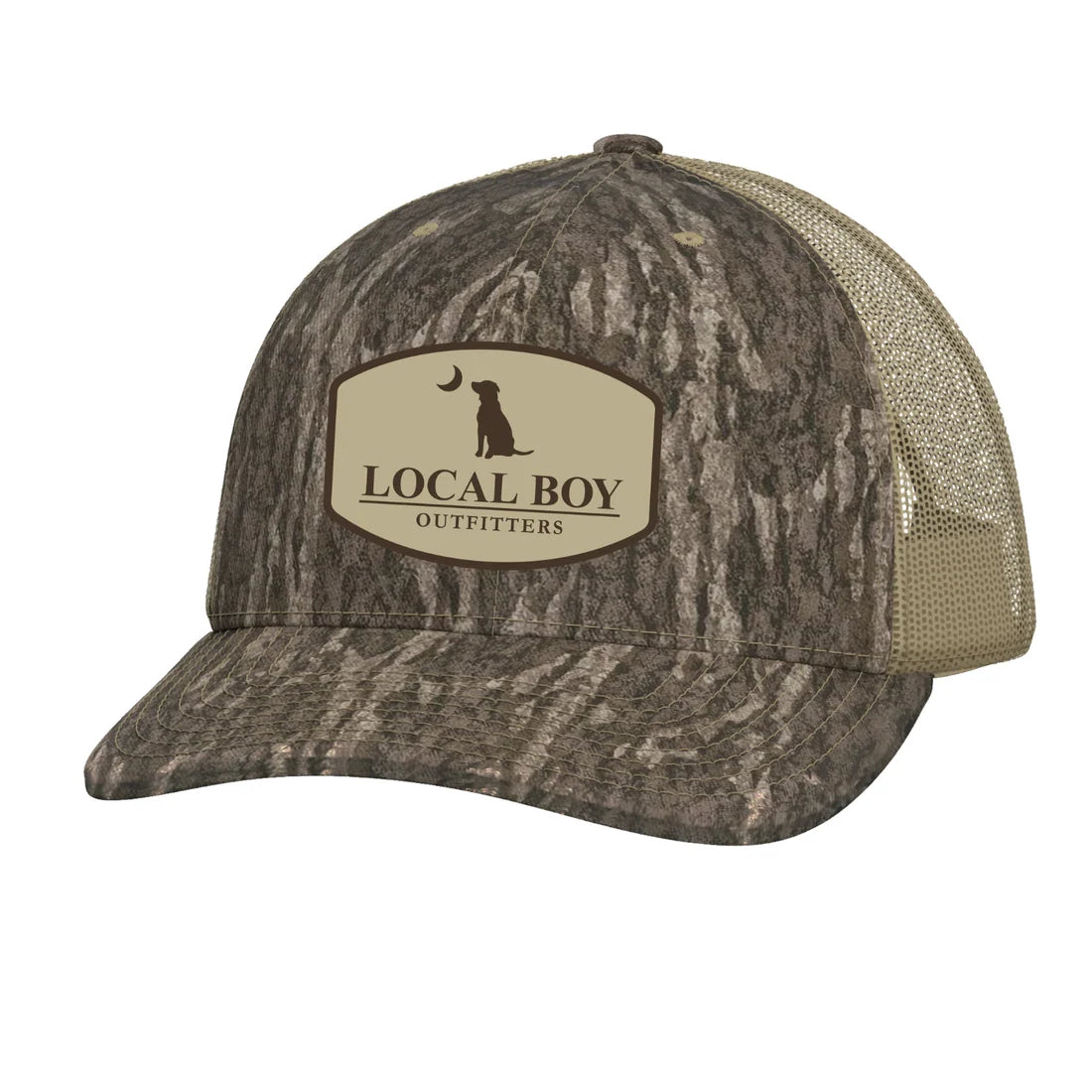 Local Boy | Youth Pocket Badge Trucker Hat in Bottomland