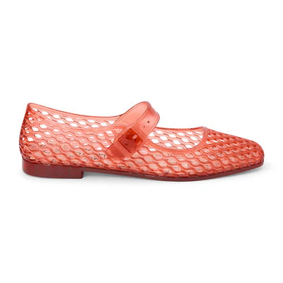 Matisse I Vicky Mary Jane Jelly Flat in Red