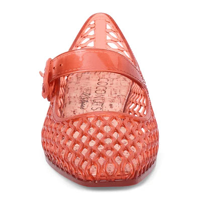 Matisse I Vicky Mary Jane Jelly Flat in Red