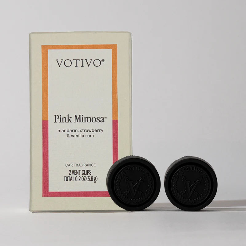 Votivo | Pink Mimosa Car Fragrance (2 Pack)