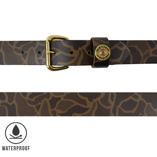 Over Under I Waterproof Single Shot Belt in Duck Camo