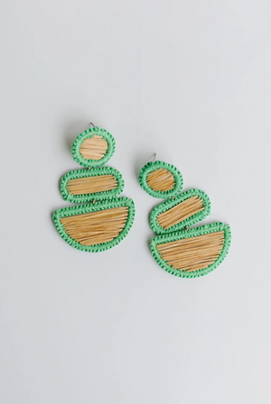 Corey Earrings in Pine