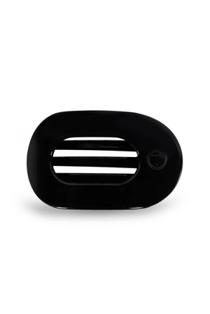 Jet Black Small Flat Round Clip