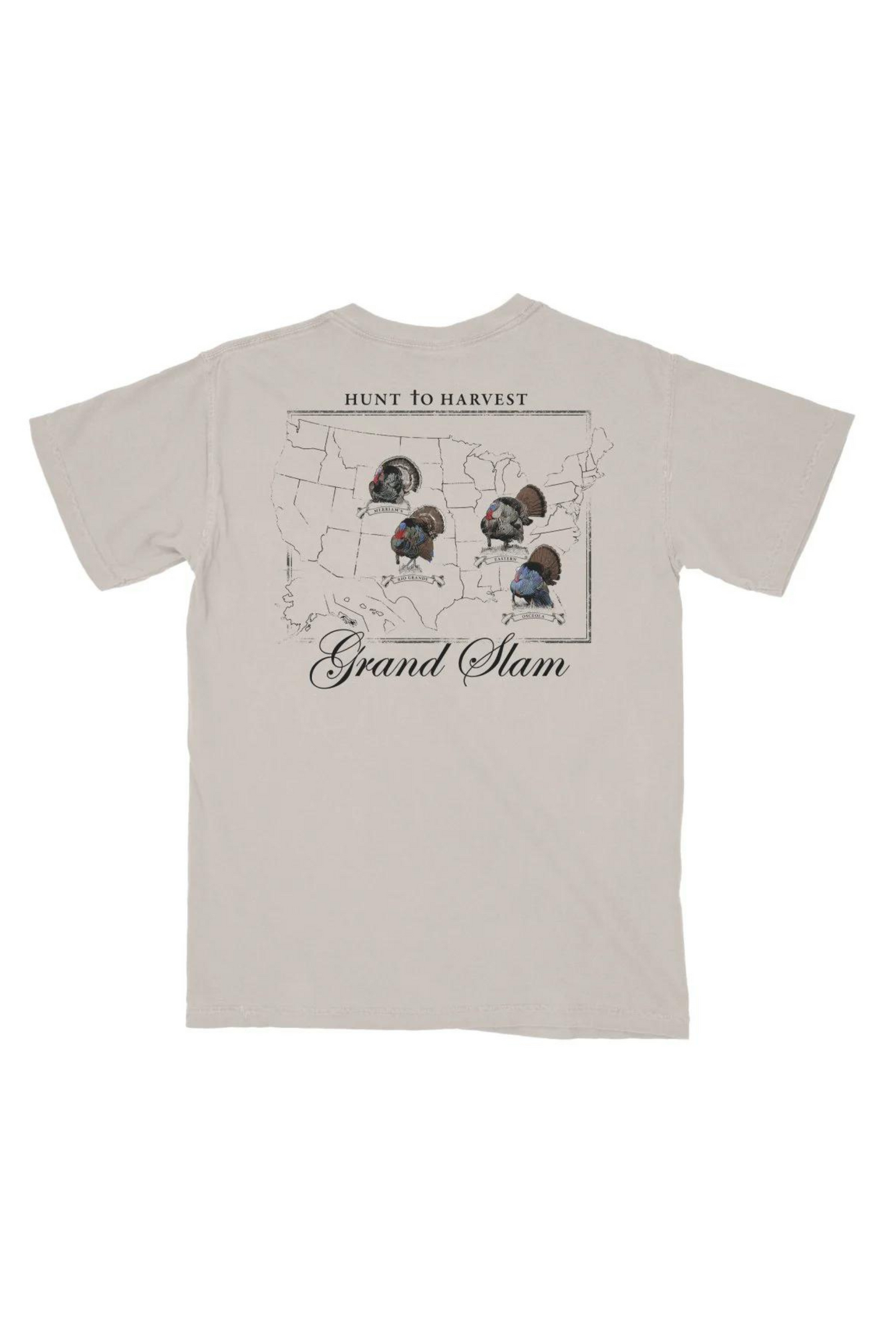 Hunt To Harvest Grand Slam T-Shirt in Moonbeam