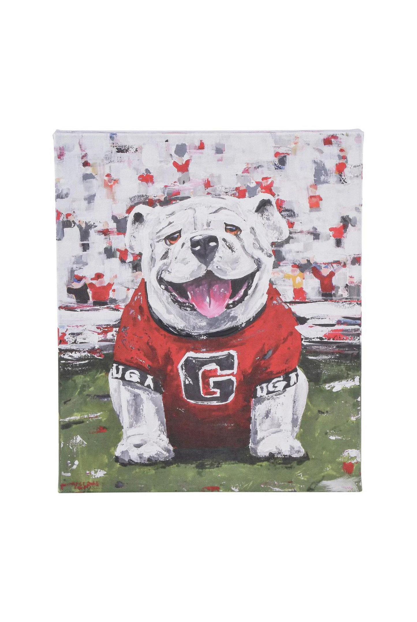 Small UGA Dawg Canvas