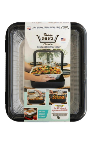 Fancy Panz 8x8 Charcoal Pan with Spoon