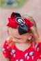 Large Georgia Glitter Hair Bow