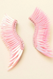 Mignonne Gavigan Madeline Earrings in Iridescent Light Pink