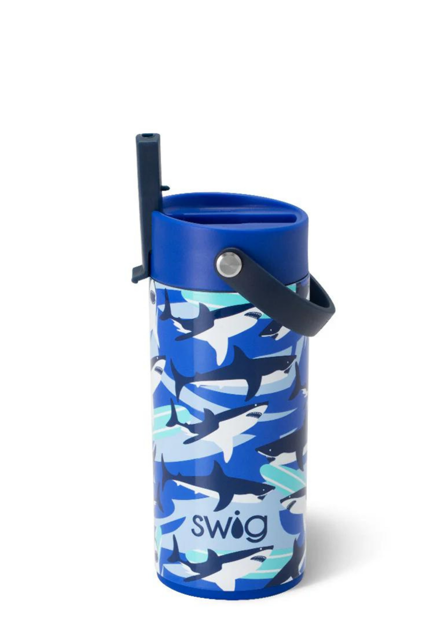 Shark Fin Flip + Sip Slim Tumbler (12oz)