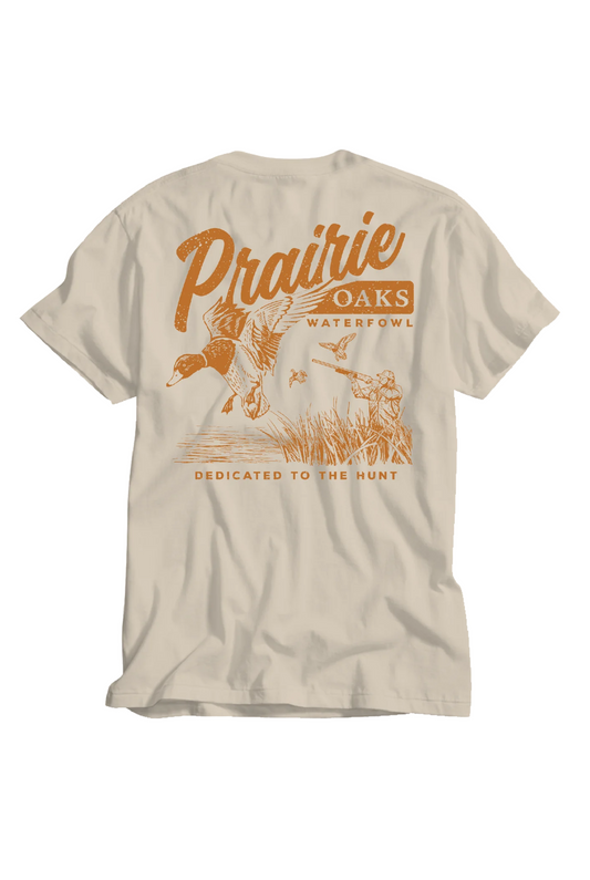 Praire Oaks Pothole Mallard T-Shirt in Hummus